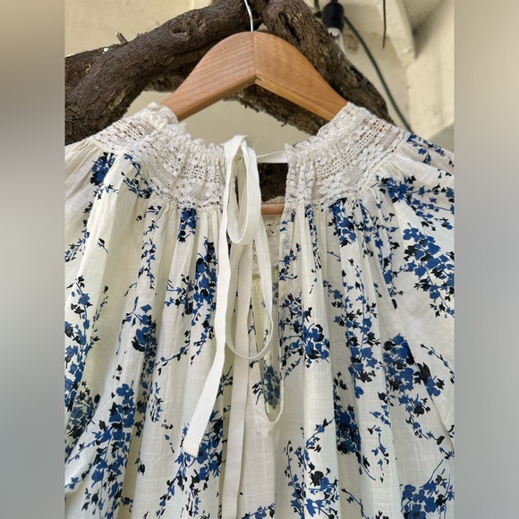 The Great. The Hideaway Floral Tiered Midi Dress - Picture 5 of 10